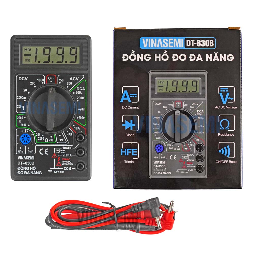 Vinasemi DT830B Đồng Hồ Đo Hiển Thị Số